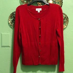 Elle Cardigan Button Up Sweater with Bow in Back